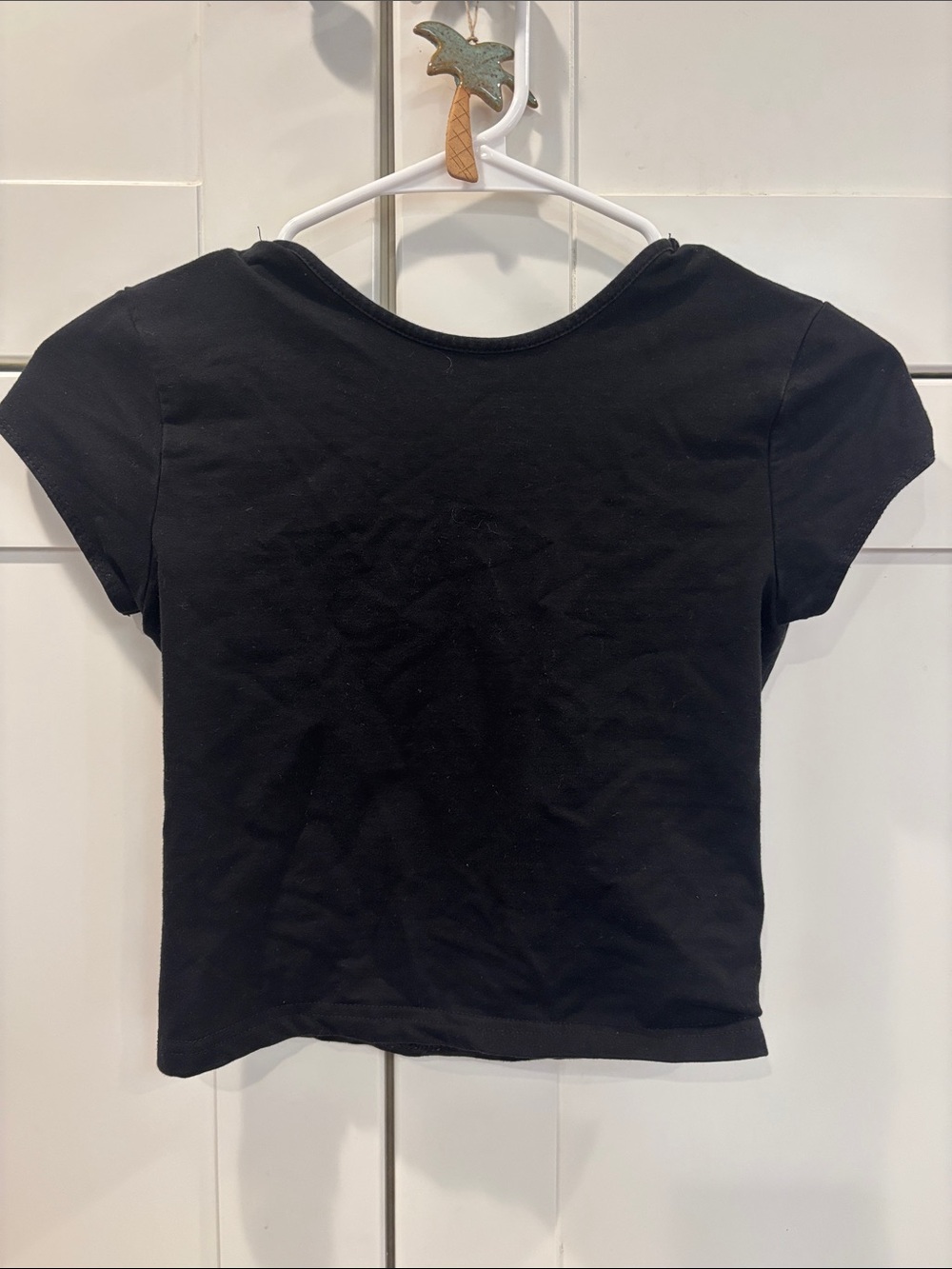 Edikted Black Crop Top